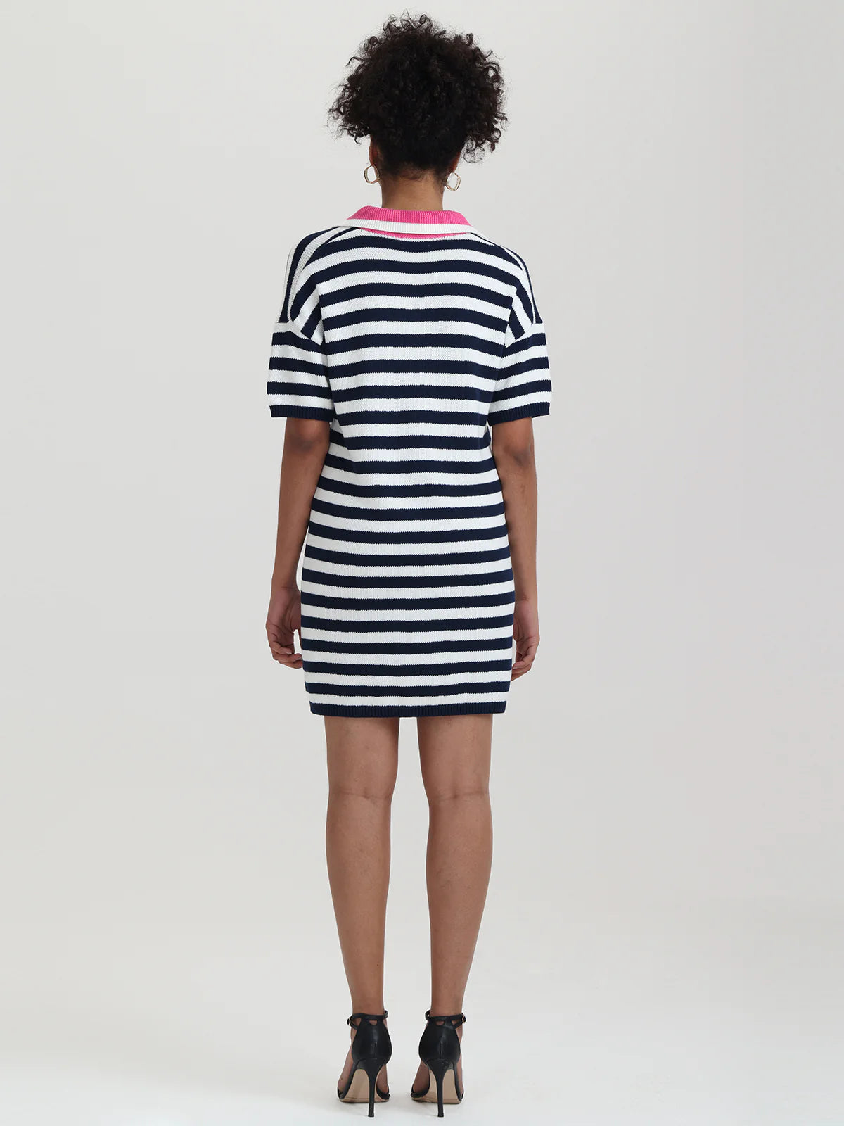 525 America Lottie: Stripe Polo Mini Dress